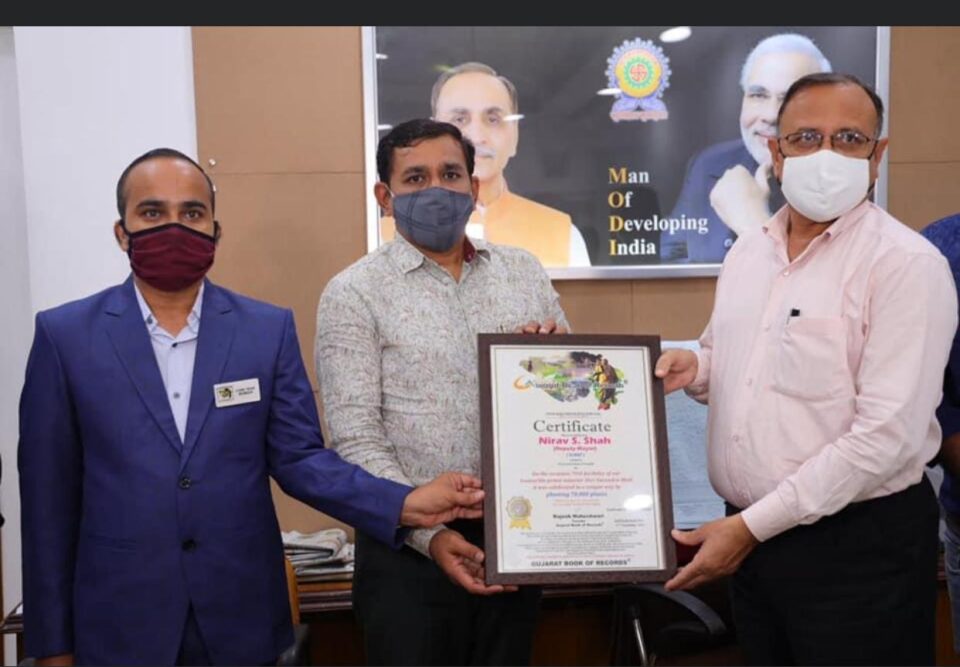 Surat’s Deputy Mayor Nirav Shah pledges to plant 70,000 trees on Prime Minister Narendra Modi’s 70th Birthday