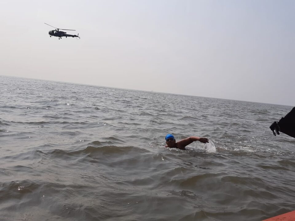 Jiya Rai naval child Swims 36 kilometers to create awareness about Autism Spectrum Disorder