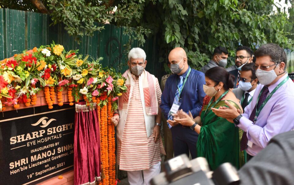 J&K’S Biggest Eye Hospital in Srinagar inaugurated by LG Manoj Sinha