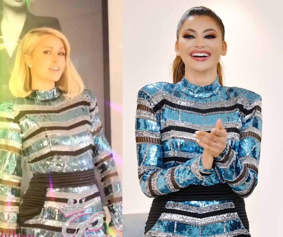 Urvashi Rautela inspires Paris Hilton to wear exactly the same Zhivago dress worth Rs 1 lakh