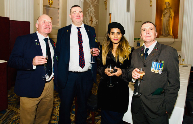 A UK Royal treat for the “Indian Princess Sanjuna Madonakendi” at the HM Royal Marines Mountbatten Music Festival.