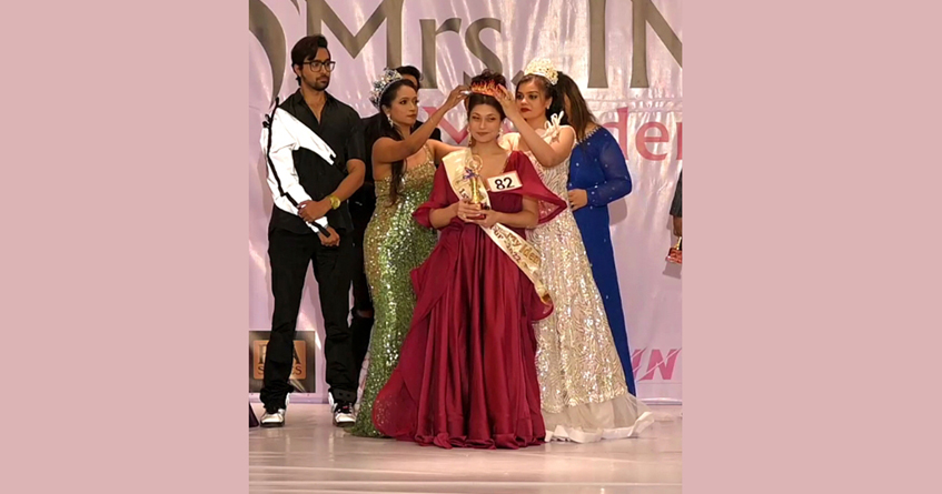 Bangalore Entrepreneur Sukanya Banerjee gets crowned as First Runner up in Mrs India My Identity 2022